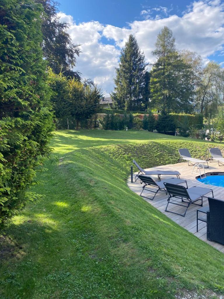Moderne Avec Terrasse Et Piscine A Chatel Sur Bex